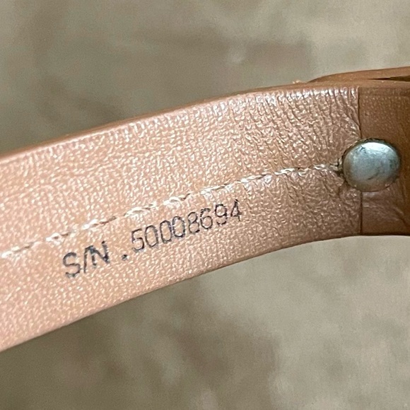 AUTHENTIC TORY BURCH TAN LEATHER MILLER SANDALS - Picture 14 of 15